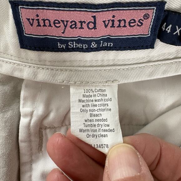 Vineyard Vines Men’s Chino Club Pants in Light Beige 44x30 (Actual 43x29) - Picture 11 of 16